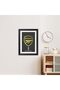 Alayra Arsenal Football Club Golden Textured Logo Poster Framed Painting with Black Frame (12 inches - 3