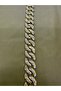 Braided Chain with Crystal Stones Ribbon Gold (Plastic)-1 Meter