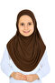 Girl's Ready-Made Headscarf Practical Combed Cotton Shawl Islamic Clothing