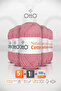 Natural Cotton • Candy Pink (6038) • 5-Pack × 100 Gr / 200 m • 2 mm • Cotton Thread • Punch, Amigurumi, Macrame