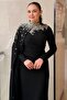 Fashion Night Senti Stone-Embellished Evening Dress - 4