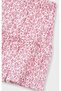 Girl's Balloon Sleeve Patterned Skirt and Blouse Set - 5