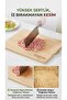 Kamptek Wooden Large Size Bamboo Cutting Board - Presentation and Bread Board with Metal Handle Chopping Board - 6