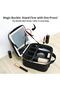 Makeup Bag with LED Mirror, 3 Color & Stepless Dimmable Rechargeable Lighted Cosmetic Bag, Travel Makeup Train Case - 8