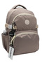 Modern Daily School Backpack Water Resistant Unisex School Bag 34500 Mink - 2