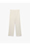 High Waist Wide Leg Trousers with Pockets - 4
