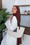 Vittoria Handmade Straw Bag Beige - 3