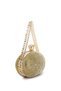 Women's Faux Leather Gold Evening Dress Bag - 3