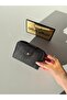 Women's Black Glittery Sparkly Multi-Compartment Wallet and Card Holder with Zipper and Snap Closure Mechanism and Coin Compartment - 3