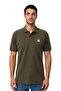 Ar-Ma Men's Polo Collar T-Shirt Unprinted Basic Regular Fit Double Collar Combed Cotton Pique Y31374358002 Khaki-H
