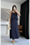 Women's Strappy Blouse Skirt Double Summer Skirt Set