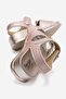 Glittery Butterfly Stone Children's Sandals Pudra - 4
