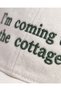 "I'M Coming to the Cottage" Embroidered Vintage Baseball Cap Kep Şapka "Cottagecore" Trend That "Reflects the Coexistence with Nature" - 3