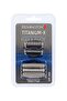 Titanium-X Flex And Pivot Foil And Cutter Black/Silver 0.79x1.97x1.97inch - 2