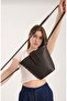 Brown Bucket Women's Bag - 4