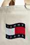 Tjw Wave Flag Medium Size Women's Beige Tote Bag - 5