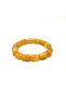 Certified Citrine Cylinder Cut Natural Gemstone Bracelet - 4