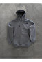 Hooded Three Yarn Combed Basic Sweatshirt - 2