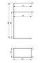Matte Gold 2-Arm Bathroom Countertop Towel Holder Stand, No Assembly Required Towel Rack - 3