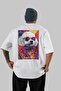 For Dog Lovers 39 White Oversize T-Shirt with Back Dog Print 100% Cotton Unisex Dog Lover Premium Design - 2