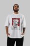 For the Love of Dogs 41 Front Dog Printed White Oversize T-Shirt 100% Cotton Unisex Dog Lover Premium Design - 6