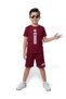 Set of 2 Short Sleeve T-Shirts and Shorts for Children Minikmotion Bottom and Top Set - 5