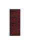 Zebra Patterned Silk Shawl 02671-Black Claret Red - 4