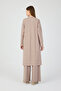 Women's Hijab Tunic Pants Comfortable 100% Cotton 2-Piece Top and Bottom Set - 5