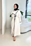 Ibiza Ribbed Muslin Kimono - Ecru - 3