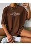 Women / Girls Palm Springs U.S.A Printed Oversize Casual T-Shirt Boyfriend