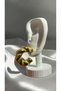 Colorful Twist Gold Color Steel Hoop Earrings