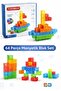 Sh59838 Magnetic Cube Building Block Set 64 Pieces