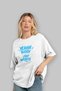 Yeah Buddy Gym Oversize Front Printed White T-Shirt 100% Cotton Streetwear Premium Comfortable Fit - 4