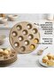 Non-Stick 12-Cup Muffin Pan | Heavy-Duty Carbon Steel Cupcake Baking Tray | Easy Release & Dishwasher Safe - 4