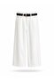 White Belted Tensel Trousers 37-0030