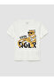 Lcw Kids White Crew Neck Printed Boys T-Shirt - 2