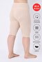 Women's 5-Pack Beige Plus Size Jacquard Below Knee Underwear Shorts Bermuda (with Mesh) - 2