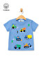 Baby Boy Car Printed Casual Short Sleeve Summer T-Shirt - 2