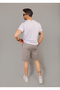 Men's Combed Cotton Fabric Double-Legged Summer Sweat-Proof Shorts with Side Pockets - 3