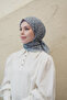 Tile Pattern Organic Cotton Crush Scarf - 2