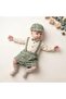 Luxury Baby Boy Cap and Bow Tie Set 0-3 Months Newborn Special Occasion Combination with Strappy Shorts