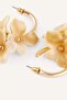 Women's Floral Dangle Earrings H9966Axns - 4