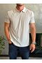 Men's Soft Touch Zippered Polo Tshirt Navy Blue Eca088