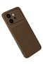 Shopilke Honor 600 Auto Focus Carbon Cover (141239) - Brown - 2