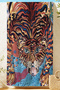 Artistic Beach Towel with Tiger Figure-Bohemian Marine Colorful Pool Sea Quick Drying Microfiber Towel - 7