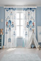 Winter Tale Patterned Children's Baby Room Background Curtain (Single Wing Pricing) - 2