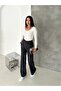 Women's Modal Fabric Tie-Dye Patterned Wide-Leg Comfortable Fit Pants with Elastic Waist - 2