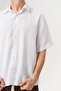 Mach Basic Short Sleeve Tencel Fabric Oversize Shirt - 7