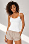 Women's 95% Natural Bamboo Flexible 2-Piece Basic Undershirt with Rope Straps - Soft Textured & Sweat-Absorbent Fabric - 4