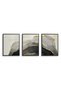 Golden Geode Set of 3 Islamic Wall Art | Framed Canvas Print | Arabic Calligraphy Decor for Living Room, Bedroom, Office & Gift - 3